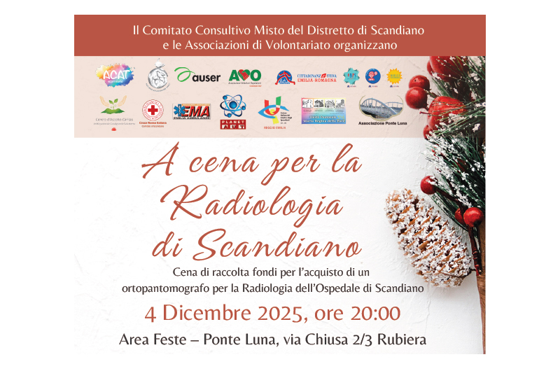 A cena per la Radiologia di Scandiano A cena per la Radiologia di Scandiano